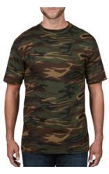 T-SHIRT CAMOUFLAGE, ANVIL