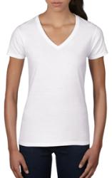 CRS FASHION V-NECK TEE, by ANVIL