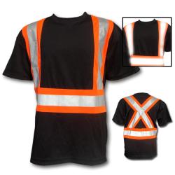 Security T-shirt with reflective band From A12