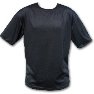 T-shirt 100% polyester from A12 Available XS to 8XL - Black