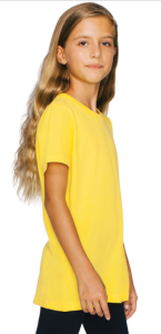 T-shirt pour enfant à manches courtes en jersey fin de American Apparel - 2201w