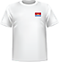 T-shirt Kiribati coeur