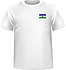 T-shirt Lesotho coeur