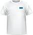 T-shirt Botswana coeur
