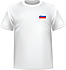 T-shirt Slovénie coeur