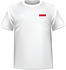 T-shirt Singapore chest