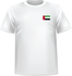 T-shirt Émirats Arabes Unis coeur