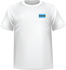 T-shirt Botswana coeur