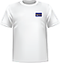 T-shirt Nauru coeur