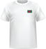 T-shirt Bangladesh coeur